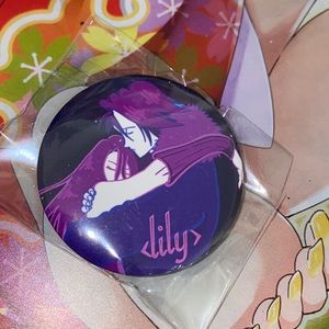 [1$ w/ any purchase] Pin <lily> band key art by Hollz_Drawz Final Fantasy lofi